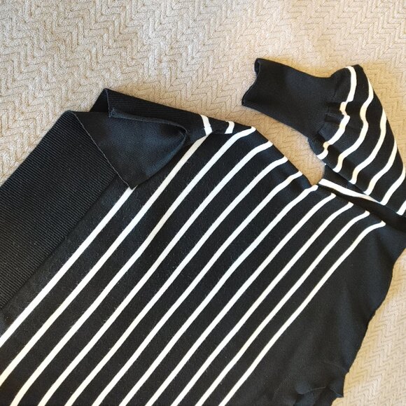 Women's Lounge Long Sleeve Striped Top - Picture 7 of 15